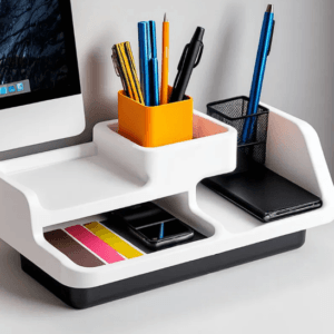 Organizador de escritorio moderno 2 pisos
