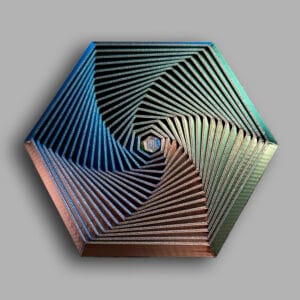 Efecto Óptico Hexagonal Espiral