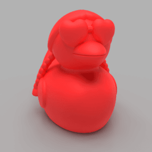 Patito San Valentín Mujer